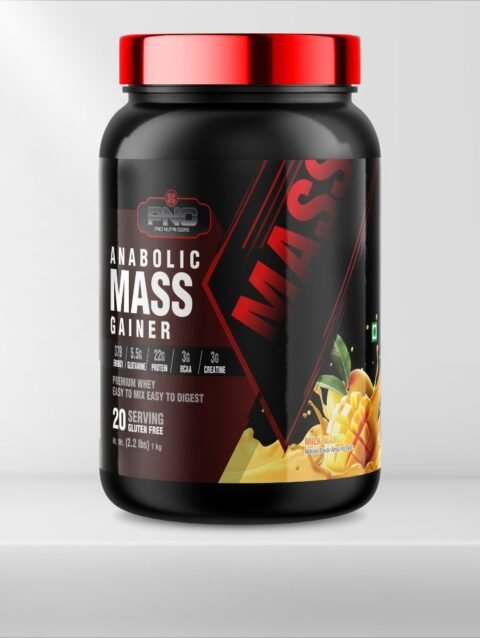 Pro Nutri Core Anabolic Mass Gainer Milk Mango, 1kg