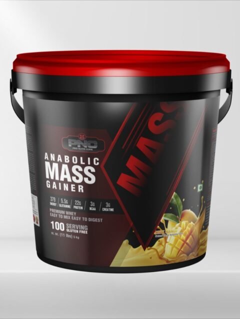 Pro Nutri Core Anabolic Mass Gainer Milk Mango, 5kg