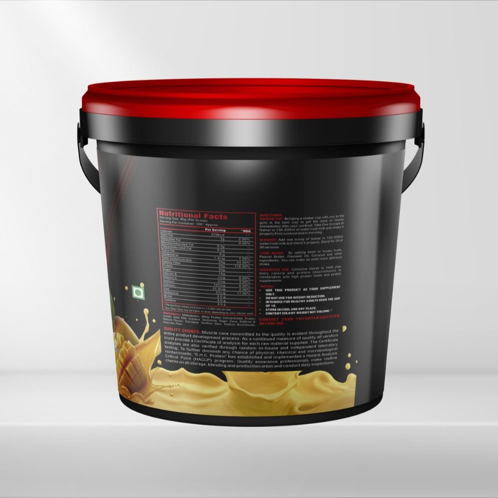 Pro Nutri Core Anabolic Mass Gainer Milk Mango, 5kg - Image 2