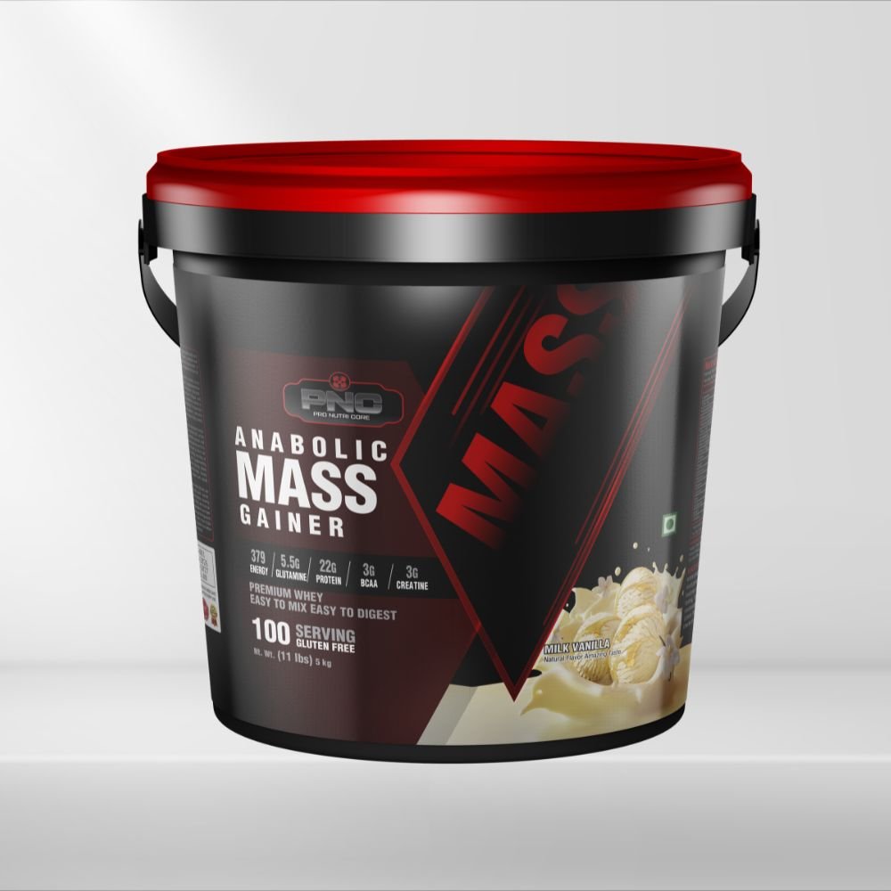 Pro Nutri Core Anabolic Mass Gainer Milk Vanilla, 5kg