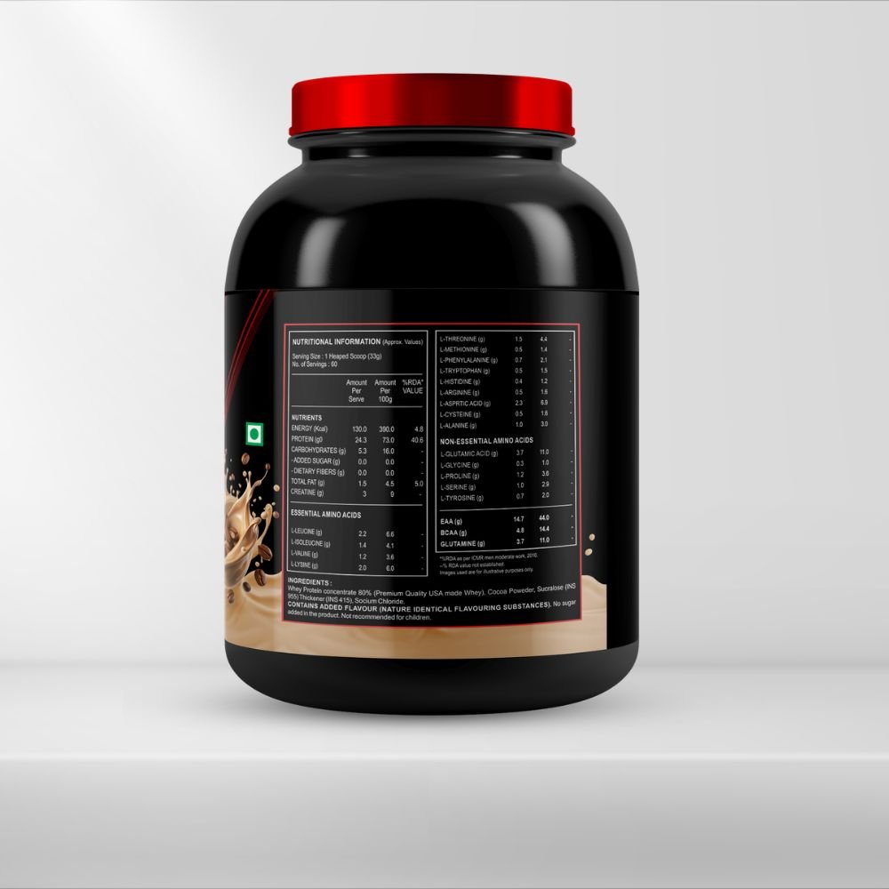 Nitra Whey Protein, Milk Coffee, 2kg - Image 2