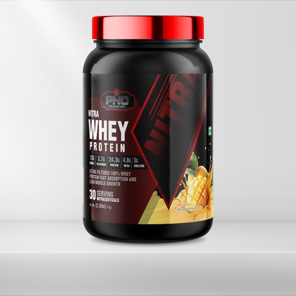 Nitra Whey Protein, Milk Mango, 1kg
