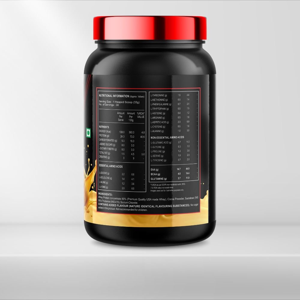 Nitra Whey Protein, Milk Mango, 1kg - Image 2