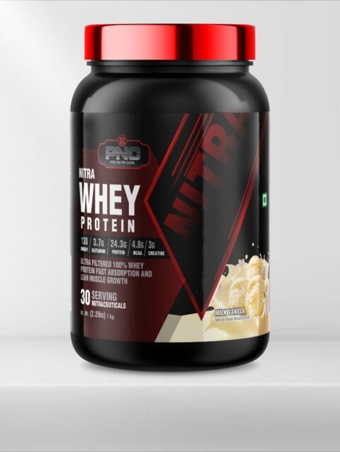Nitra Whey Protein, Milk Vanilla, 1kg