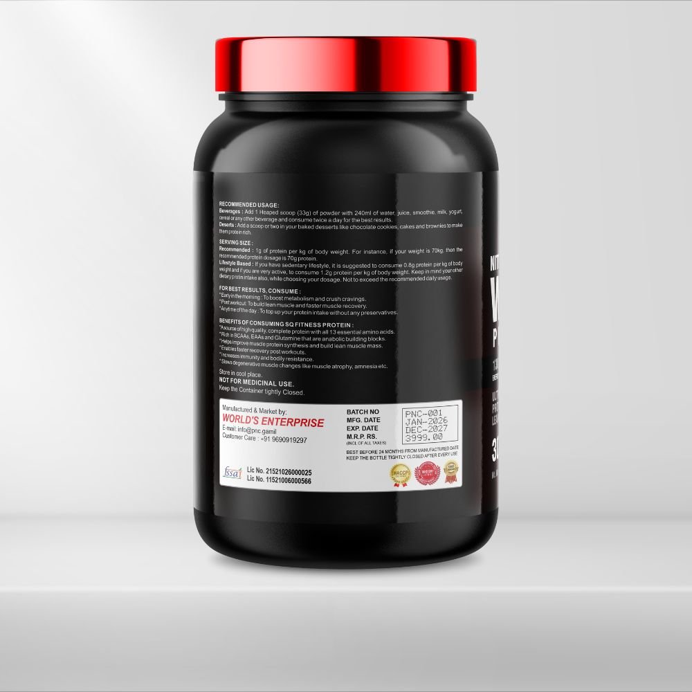 Nitra Whey Protein, Milk Mango, 1kg - Image 3