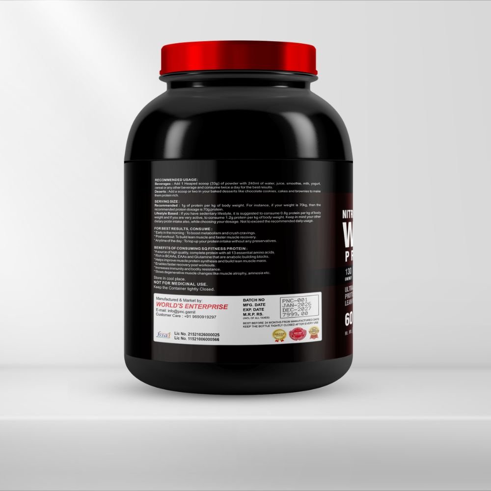 Nitra Whey Protein, Milk Mango, 2kg - Image 3