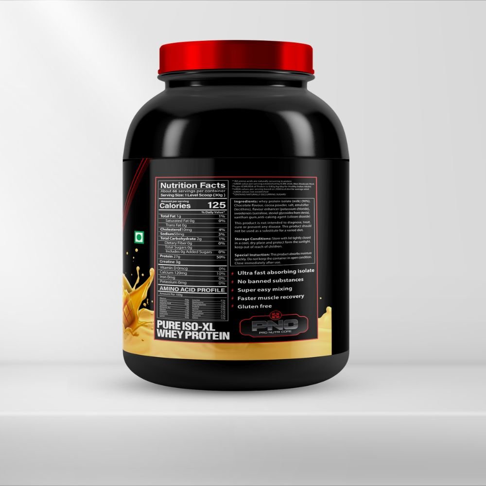 Pure ISO Whey Protein, Milk Mango, 2kg - Image 3