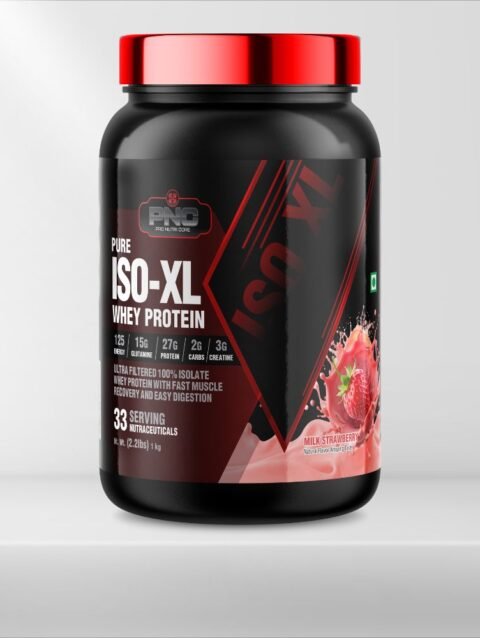 Pure ISO Whey Protein, Milk Strawberry, 1kg