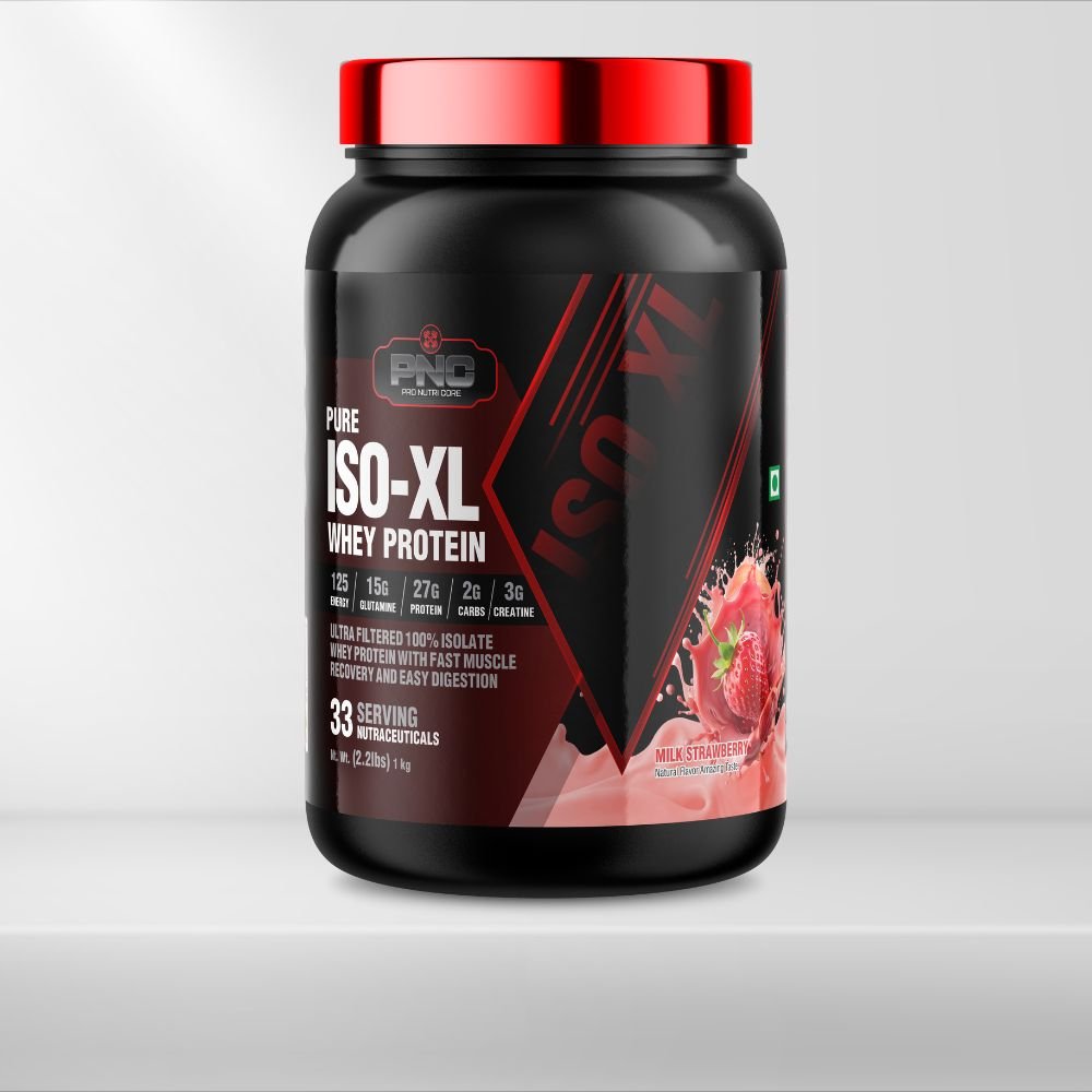 Pure ISO Whey Protein, Milk Strawberry, 1kg