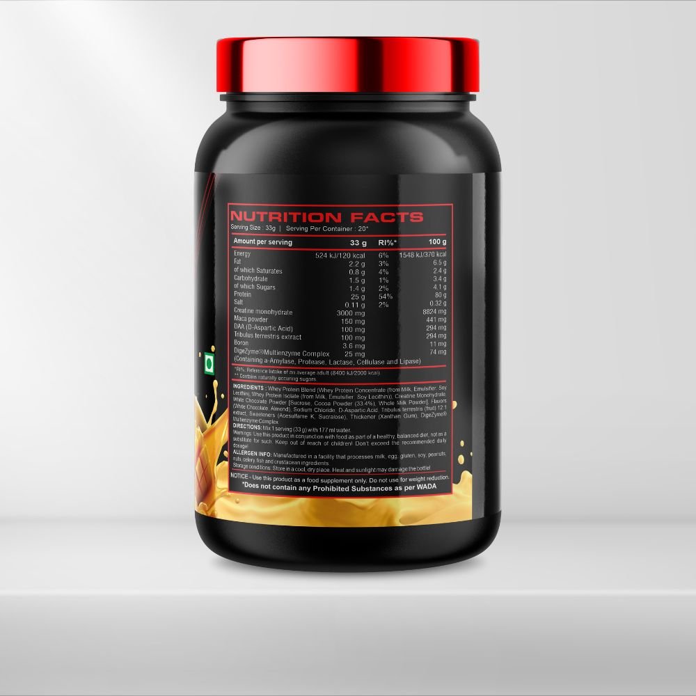 100% Whey Protein, Milk Mango, 1kg - Image 2